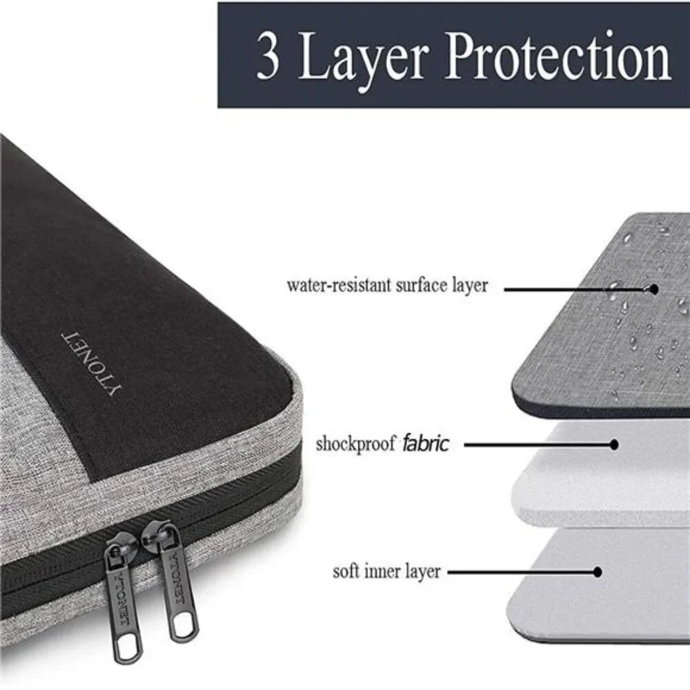 Laptop Case, 15.6 inch TSA Laptop Sleeve Computer Bag Water Resistant